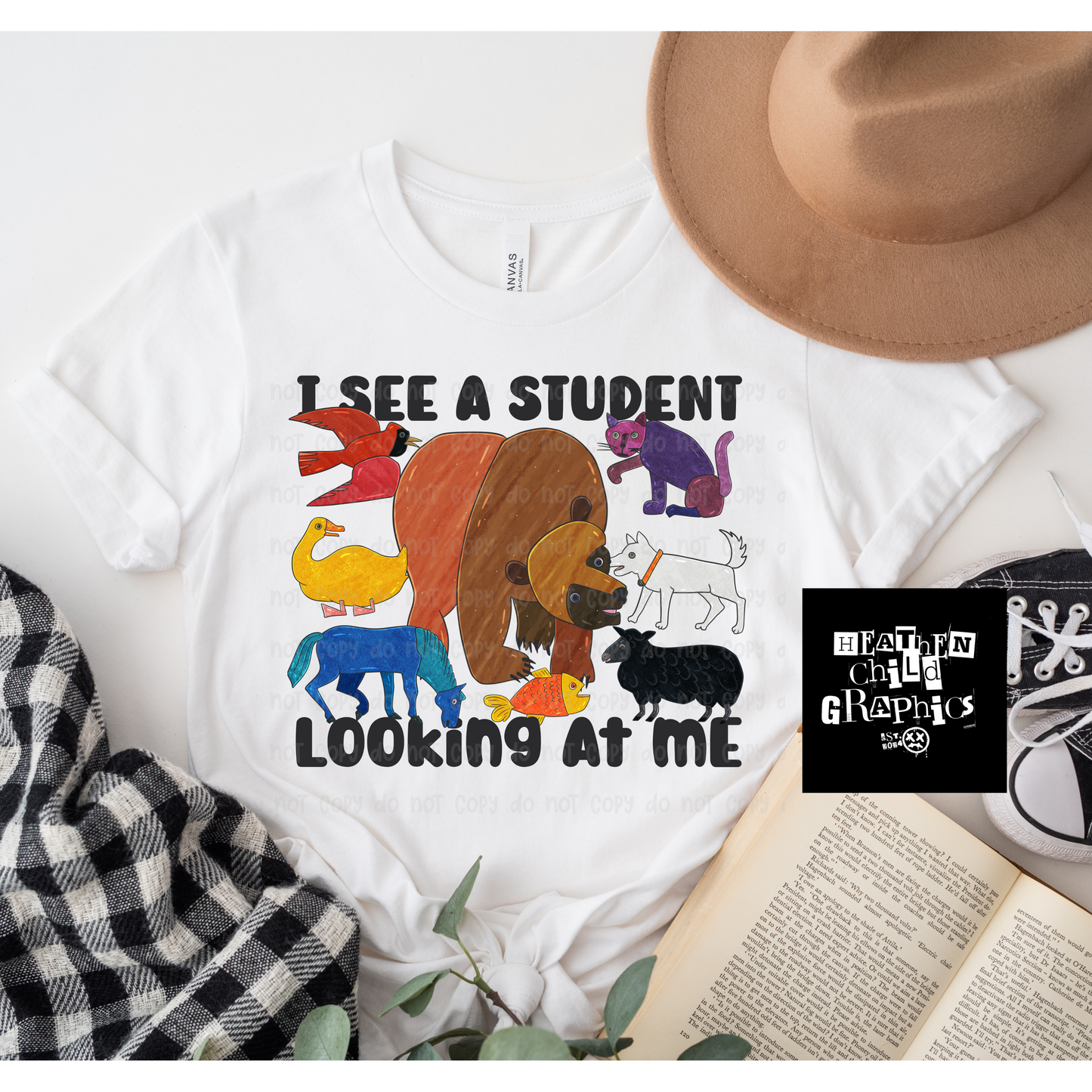 I SEE A STUDENT: GRAPHICS TEE