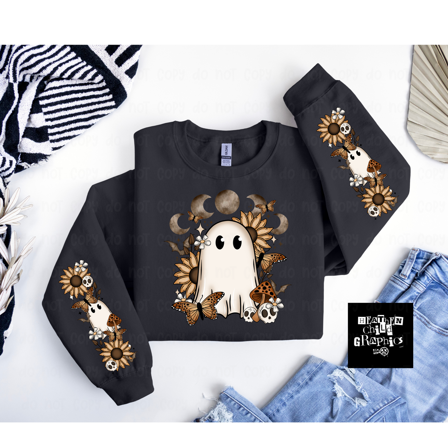 Fall Cottage Ghost: Crewneck